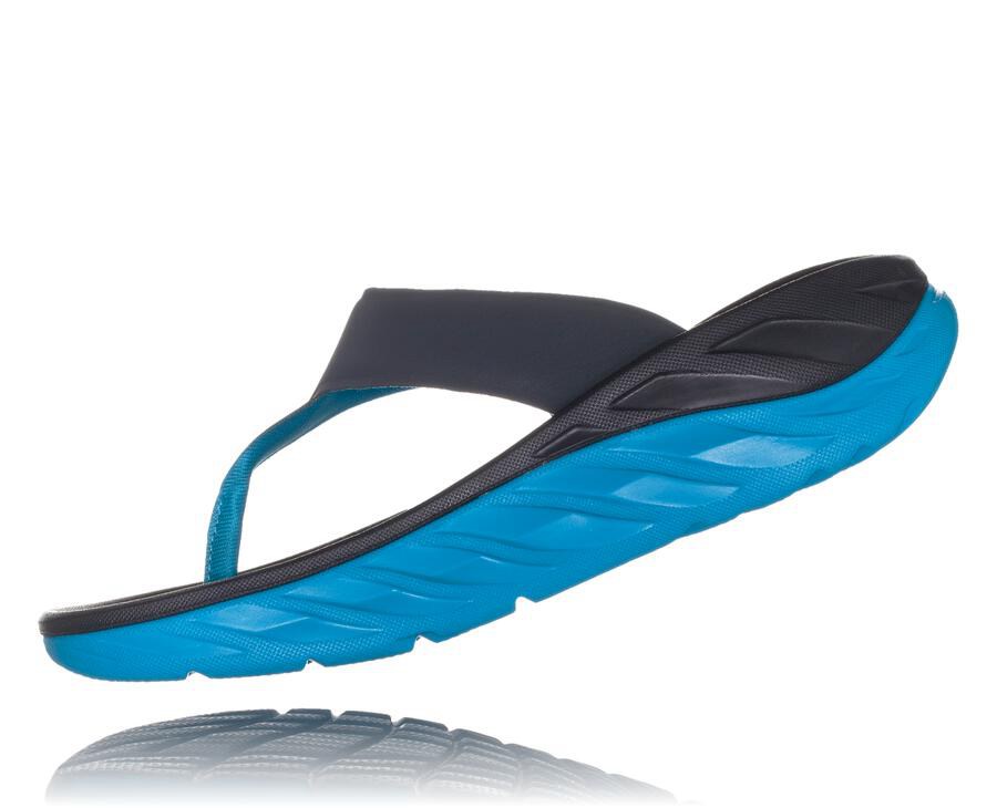 Sandale Hoka One One Ora Recovery Flip Femme - Bleu Marine - PMU-618279